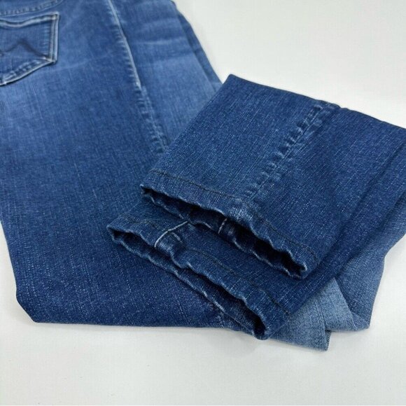 Mother Denim Women’s Looker Ankle Fray Fast Times Skinny Designer Jeans W24/L26 - Picture 4 of 12